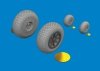 Eduard 6481135 P-40N wheels cross tread EDUARD 1/48